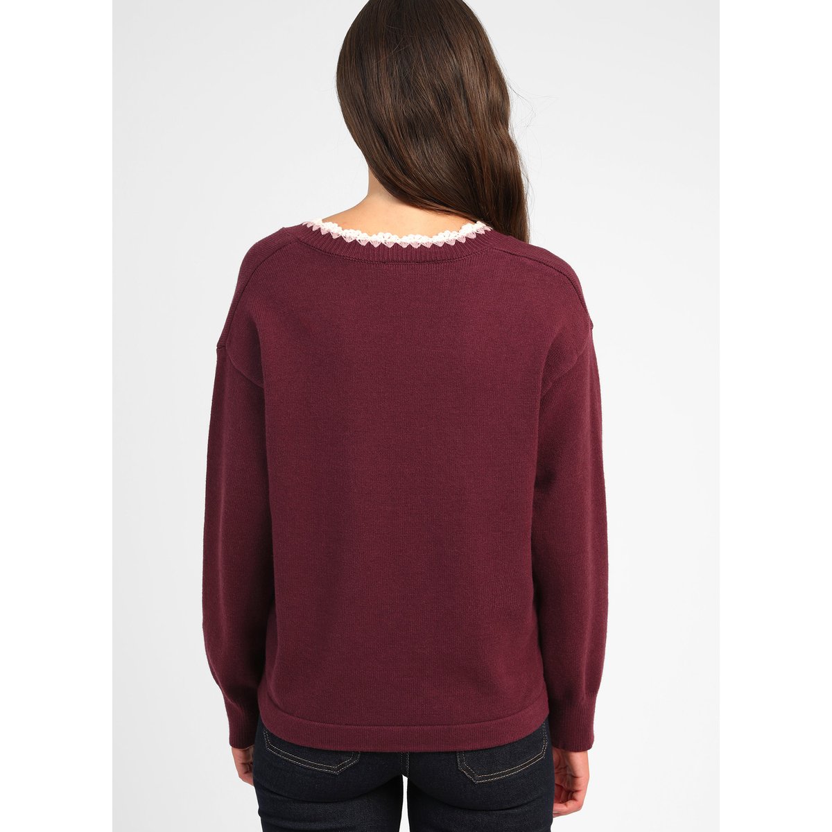 Pull NALEY grenat, AN'GE