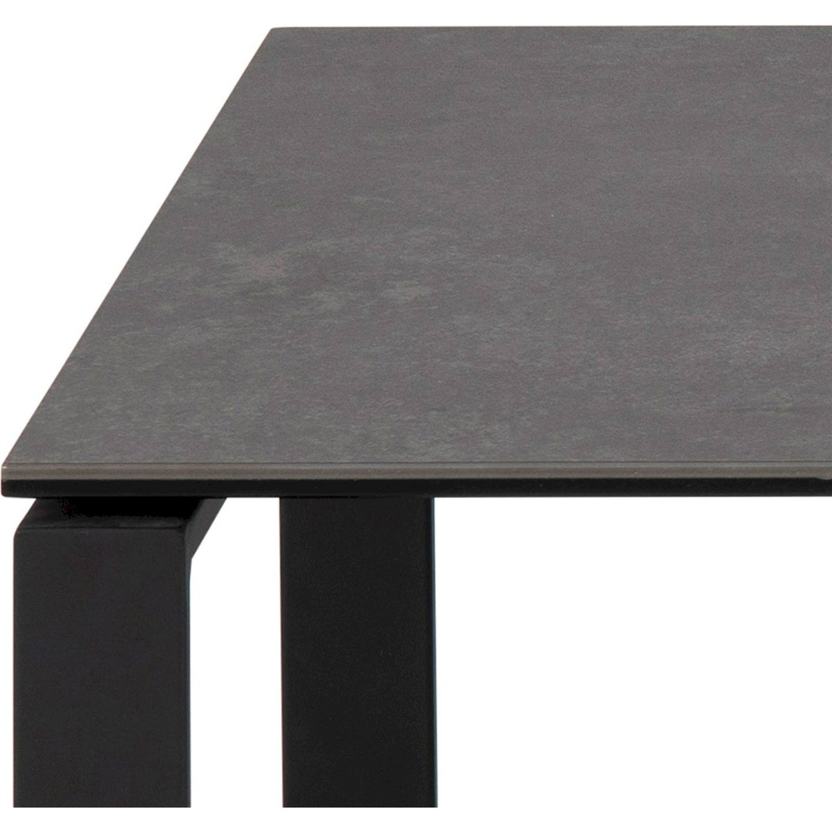 Lot de 2 tables basses céramique BANJOLE noir, RECOLLECTION