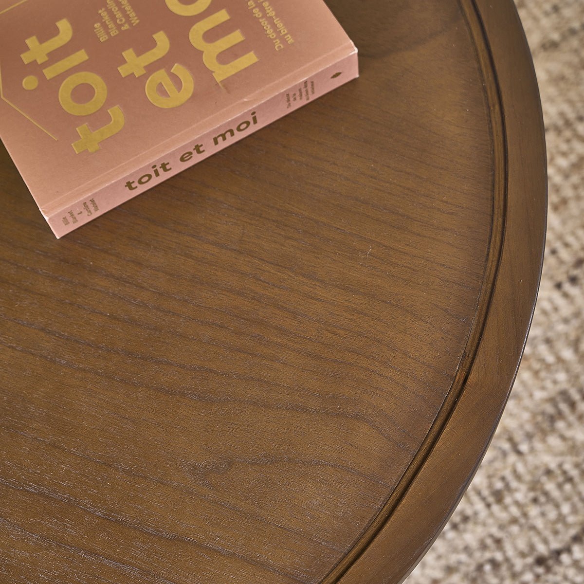 Table basse en bois massif 100 cm SOLÈNE marron, BERAH GETAH