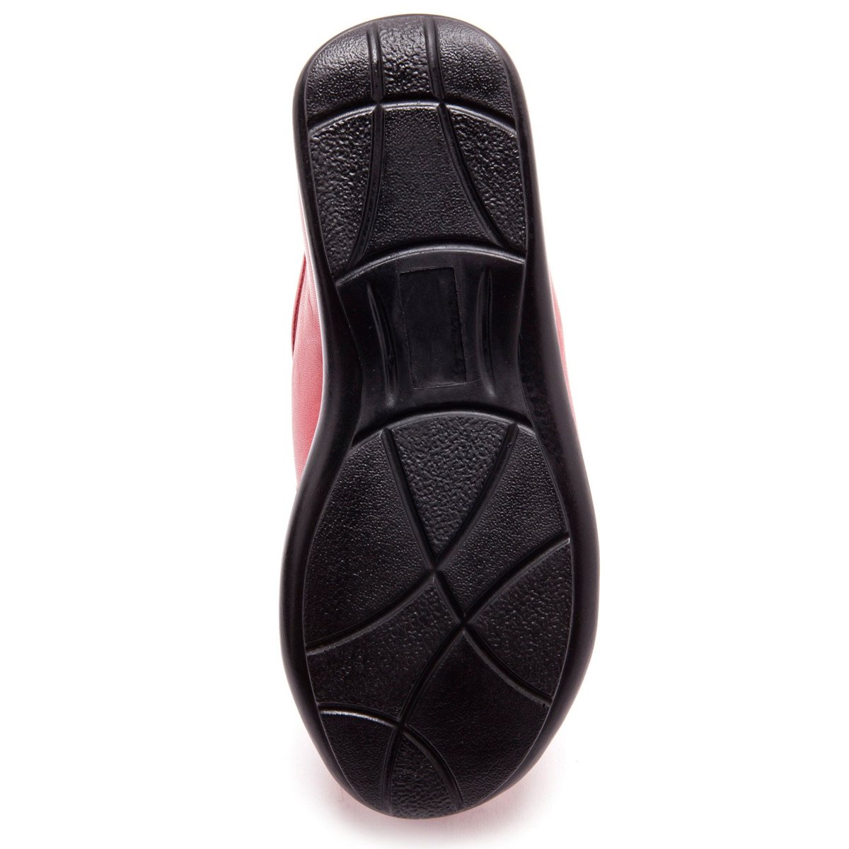 Derbies À Scratch, Ultra Larges Pour Pieds Sensibl rouge moyen uni, PEDICONFORT