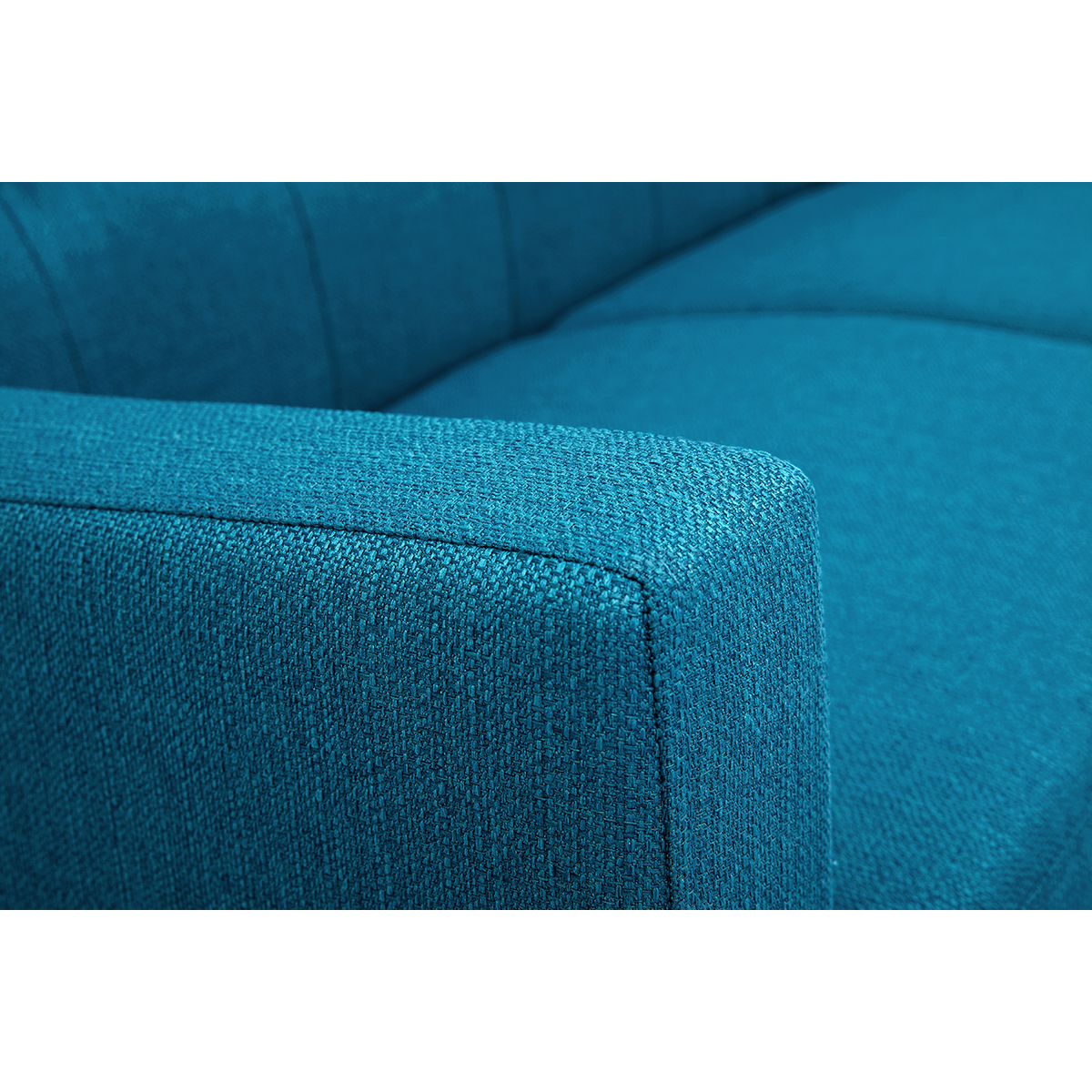 Canapé scandinave 2 places MOON bleu canard, MILIBOO