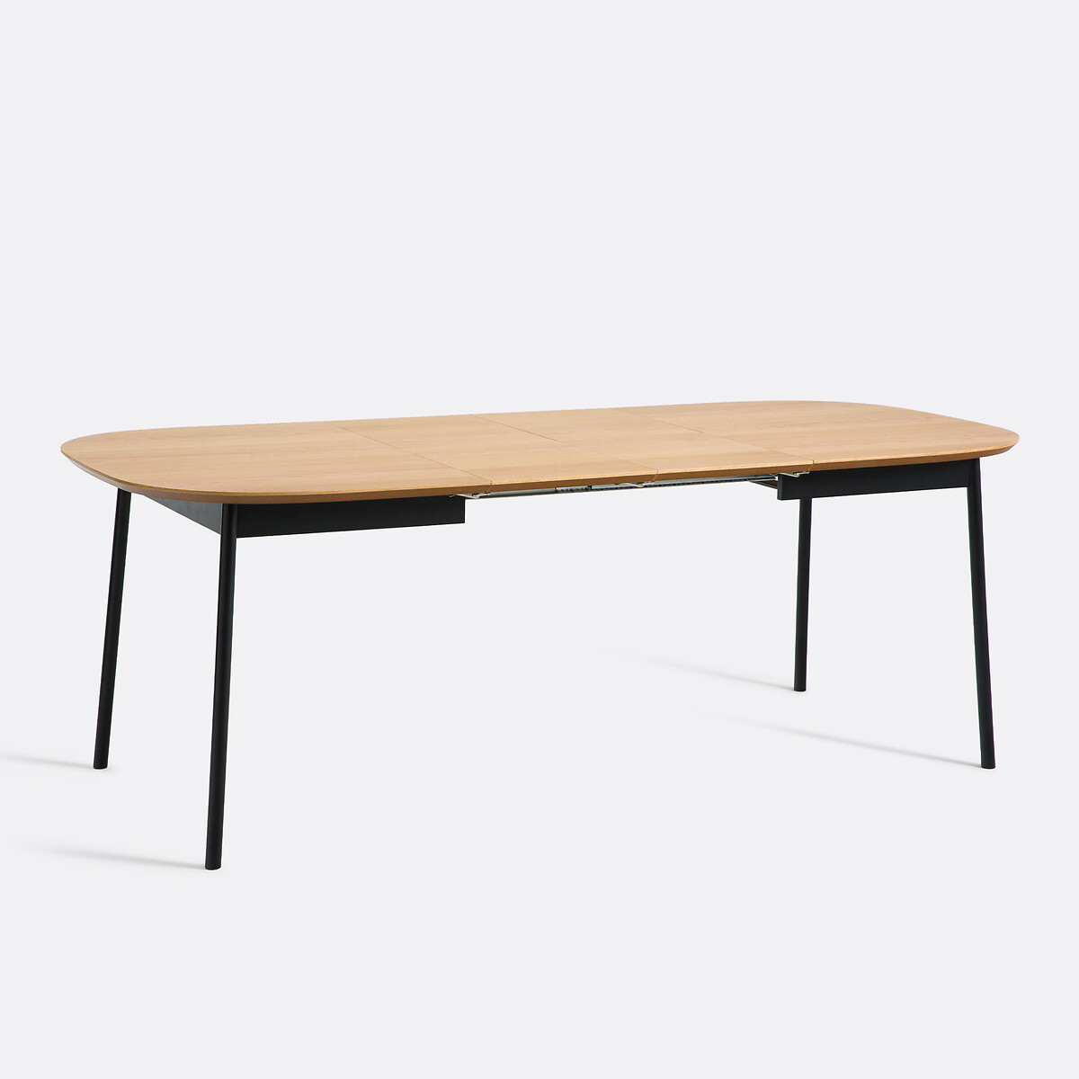 Uittrekbare eettafel, eikenfineer, 4 tot 8 couverts, AMORINO eikkleur, LA REDOUTE INTERIEURS