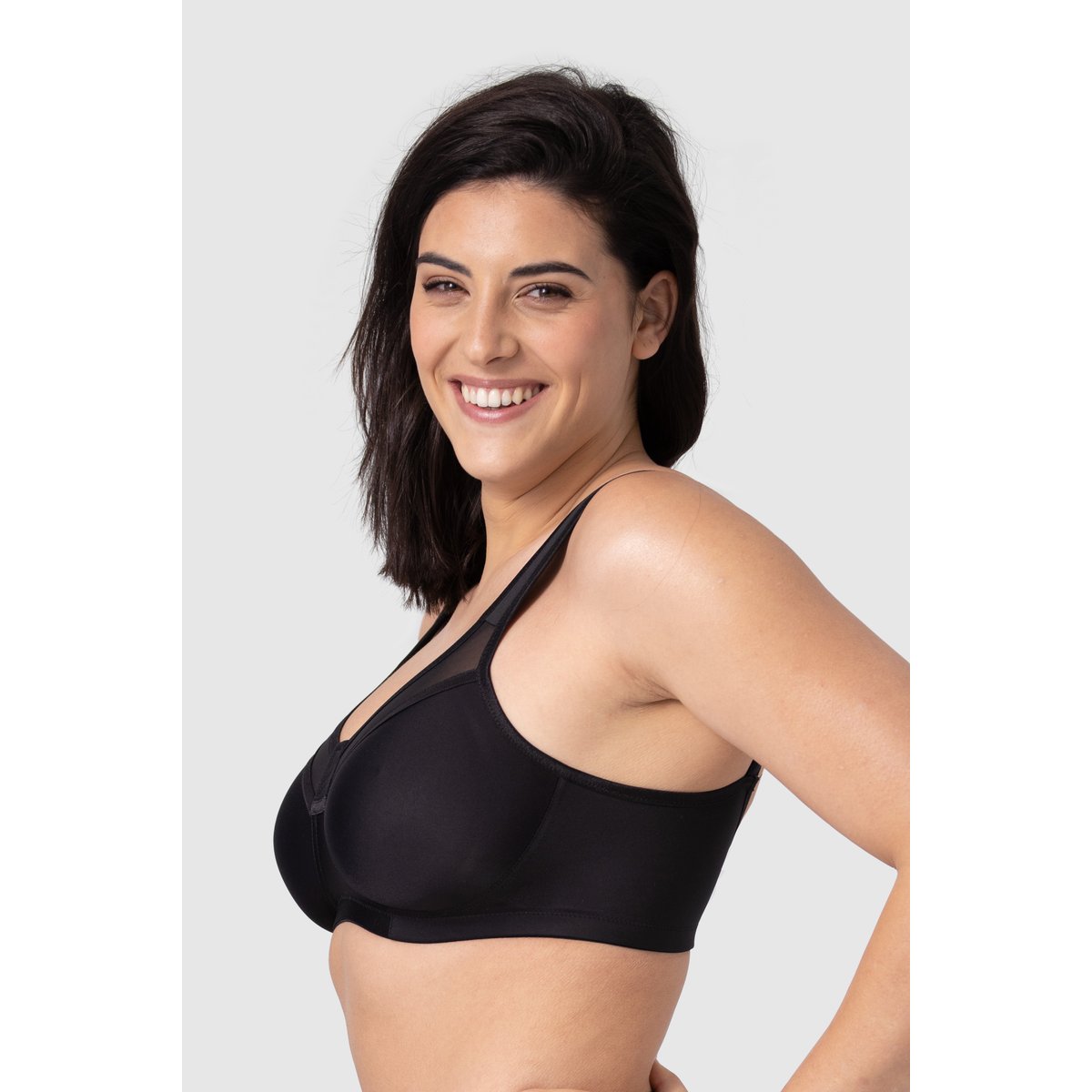 Soutien-gorge sans armatures Sweet Senses noir, MISS MARY OF SWEDEN