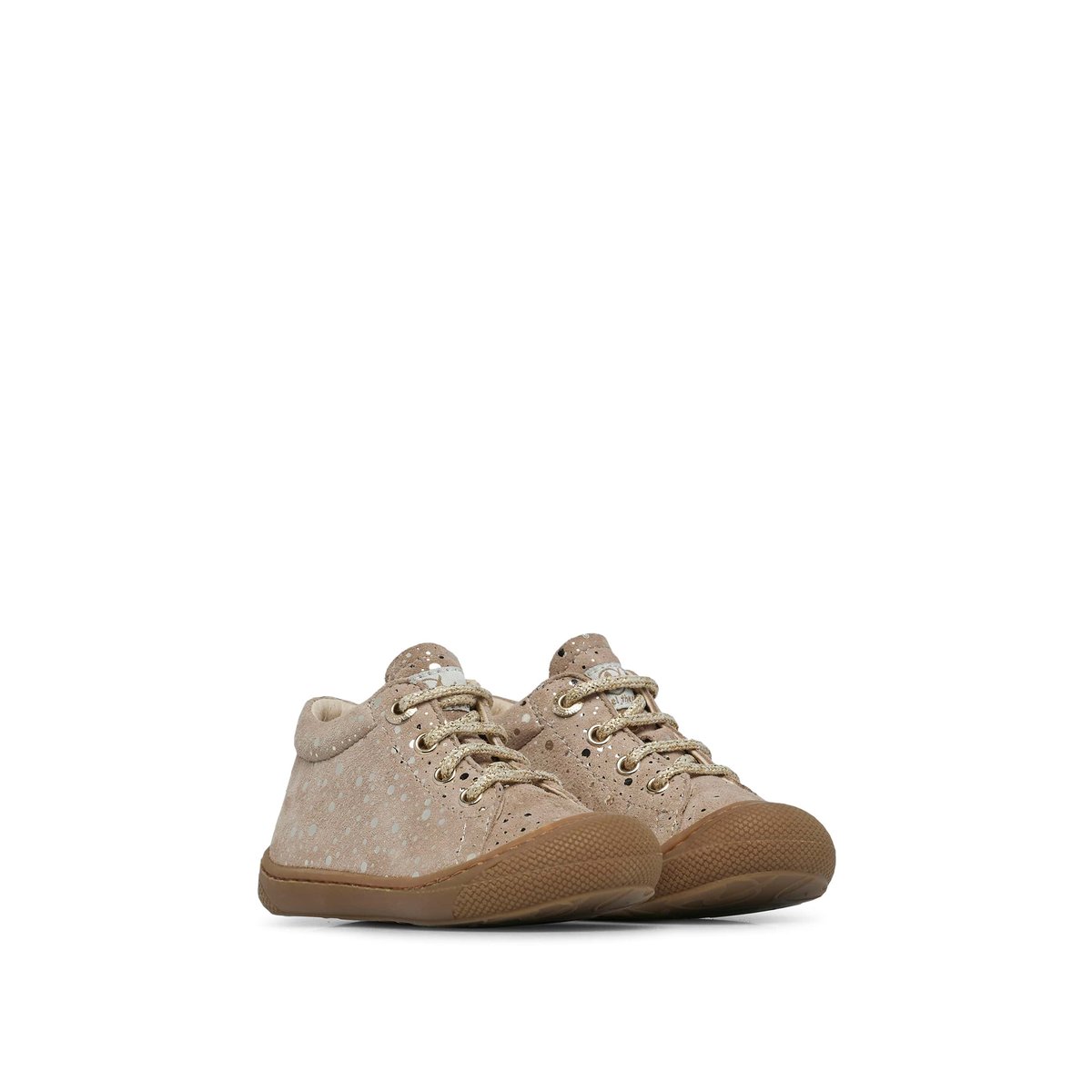 Chaussures premiers pas en suède COCOON beige-platin, NATURINO