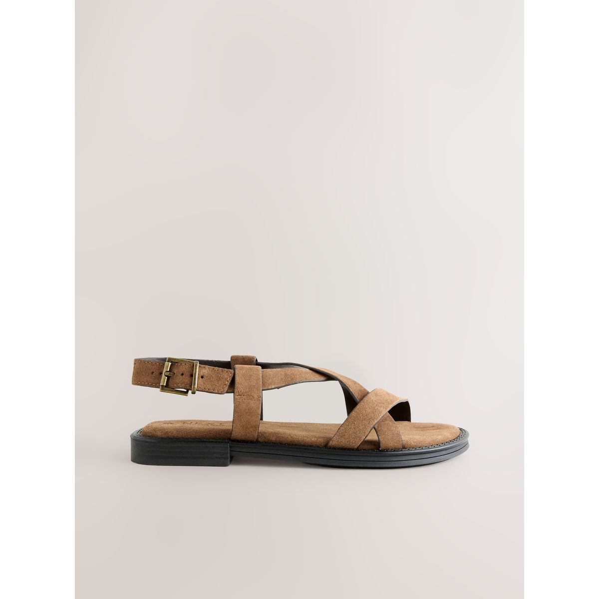 Sandales à brides croisées forever comfort® tan brown suede, NEXT