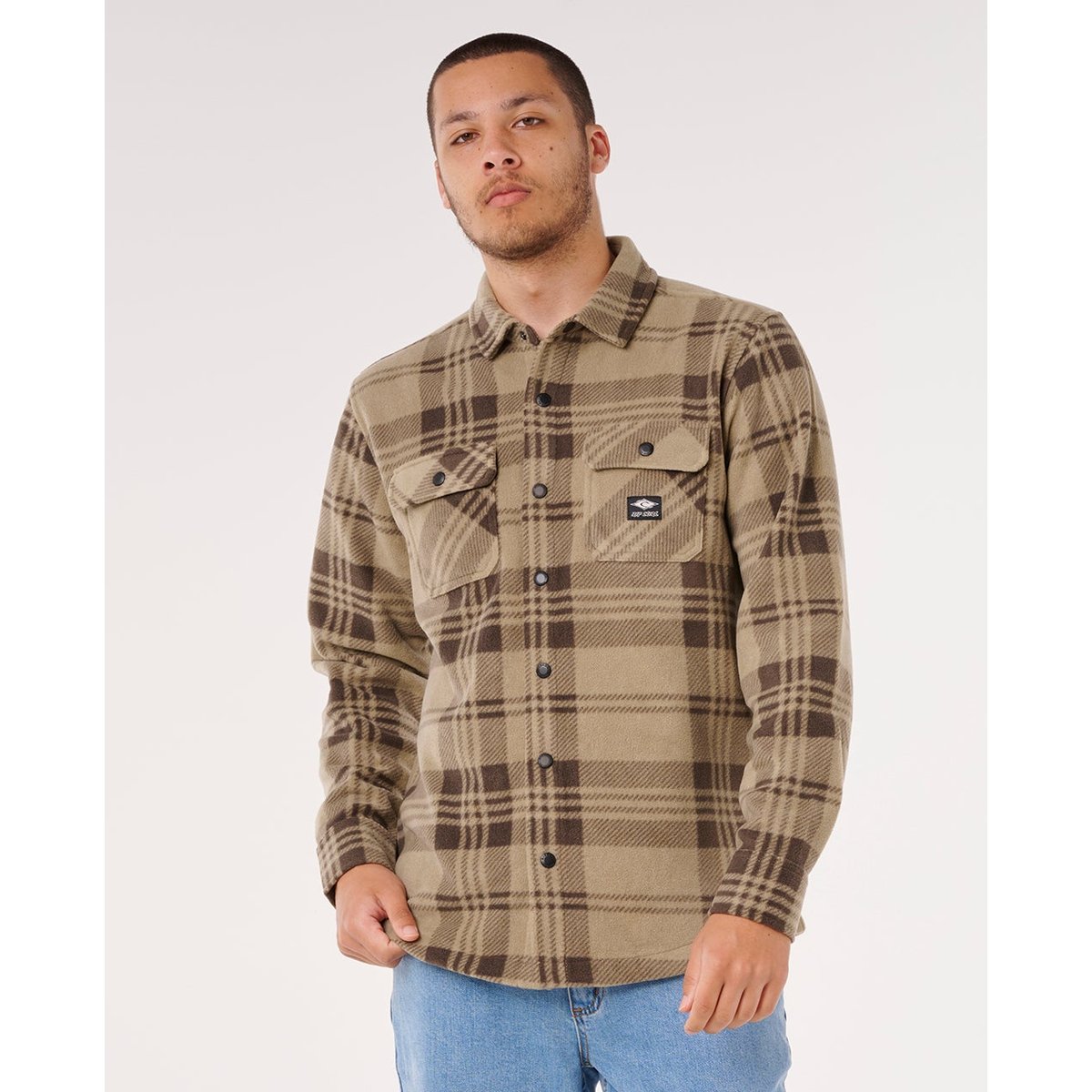 Chemise Polaire Fun times kaki rock, RIP CURL
