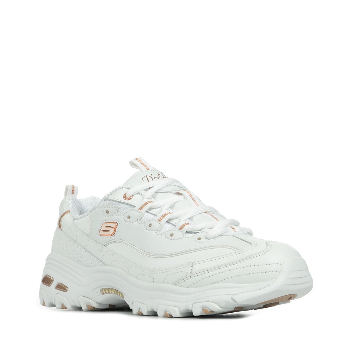 Baskets D'Lites Fresh Start white rose gold, SKECHERS