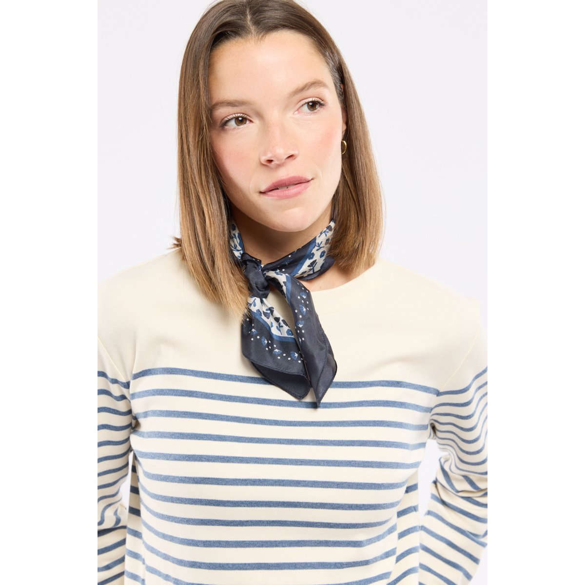 Marinière - coton épais nature/saloon, ARMOR-LUX