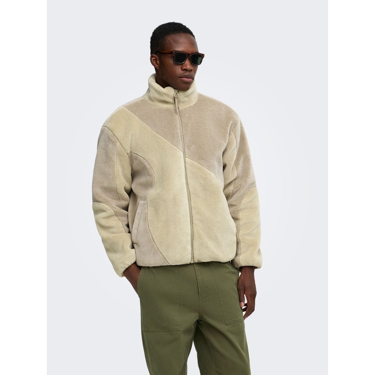 Gilet En Polaire chinchilla 1, ONLY & SONS