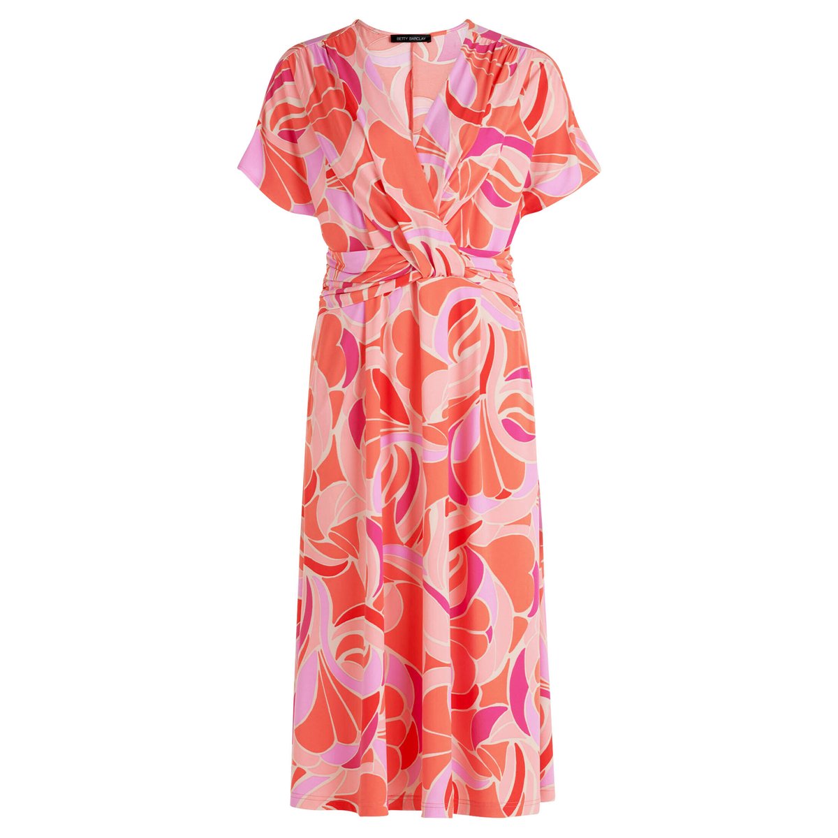Robe en jersey à manches tombantes red/rosè, BETTY BARCLAY