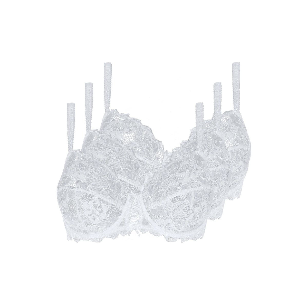 Lot de trois soutiens gorge arum noir&blanc&skin, SANS COMPLEXE
