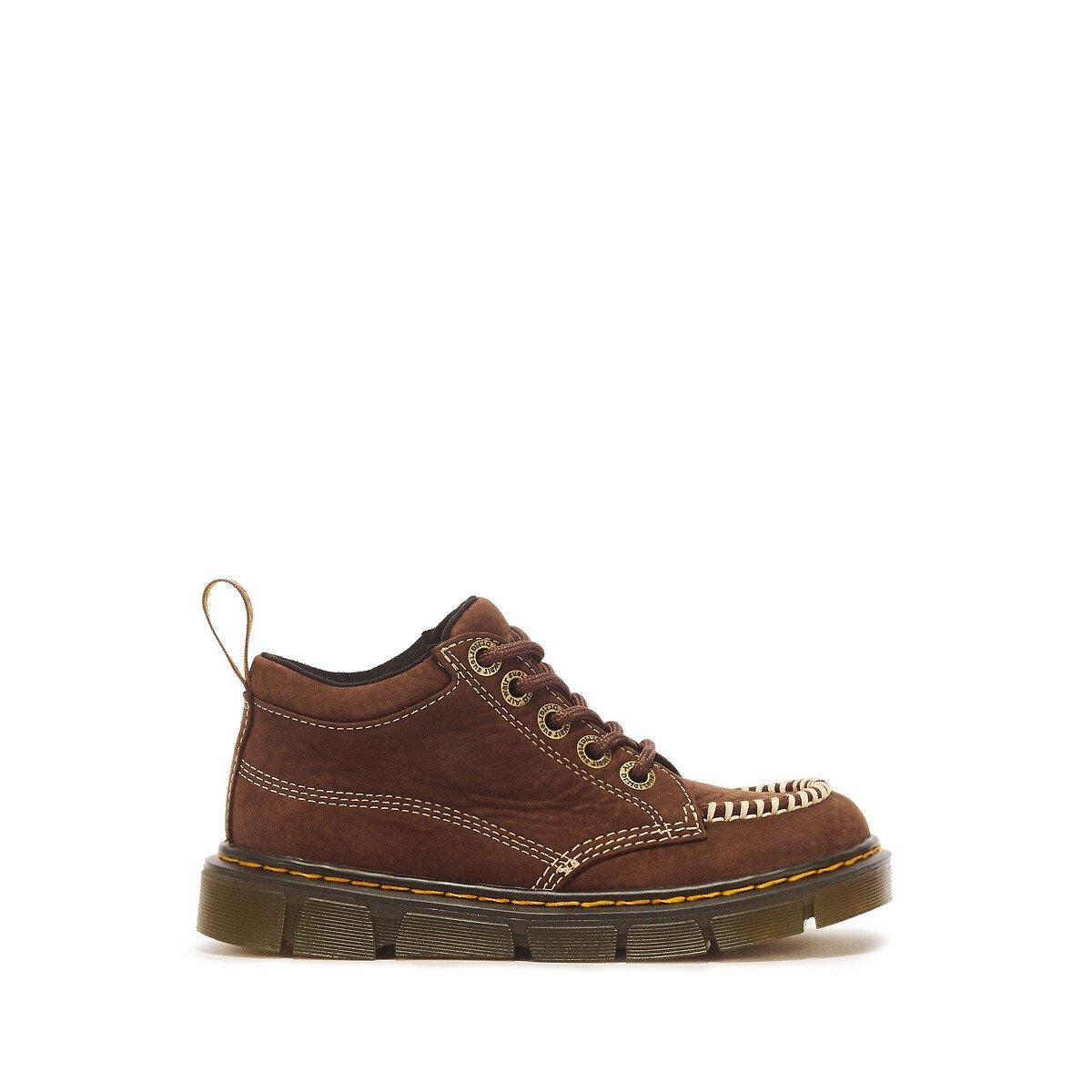 Stivaletti in pelle, Raffe Tumbled Nubuck marrone, DR. MARTENS