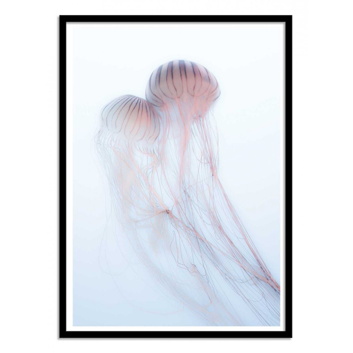 Affiche d’art et cadre noir 30 x 40 cm - Lovers - Takeshi  Marumoto affiche d'art, WALL EDITIONS