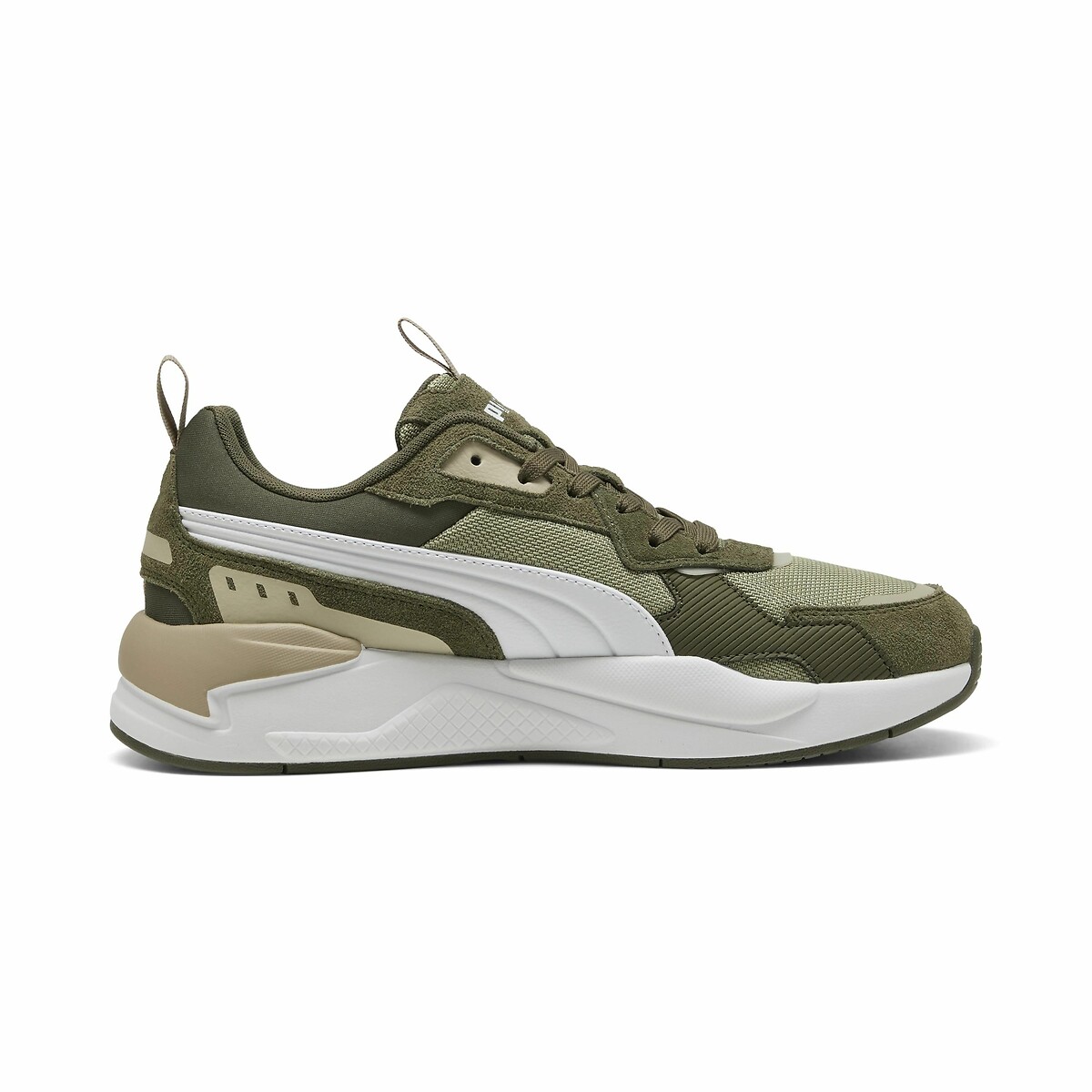 Baskets X-Ray 3 Suede kaki/blanc, PUMA