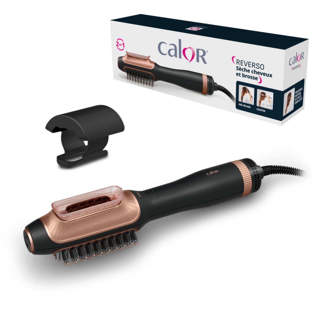 Brosse soufflante Reverso 2 en 1 CF9840C0 autres, CALOR
