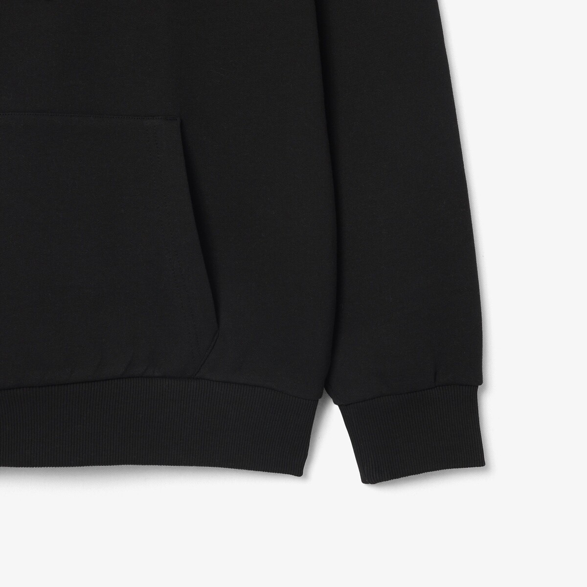 Sweatshirt à capuche molleton noir-031, LACOSTE