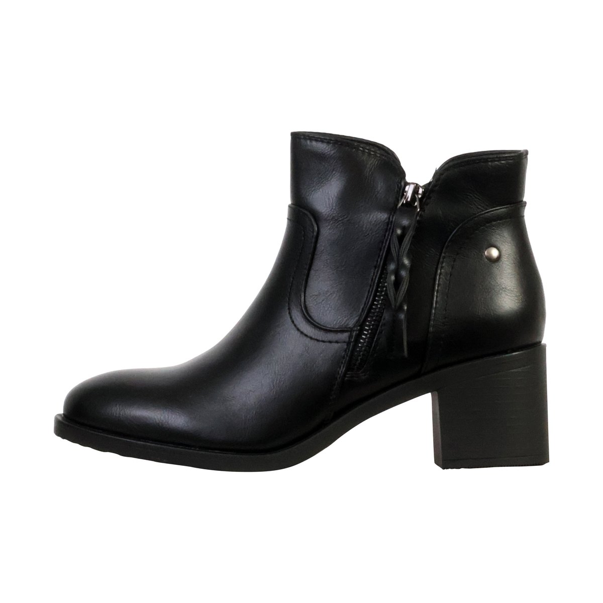 Bottines à Zip Super Mode noir, ENZA NUCCI