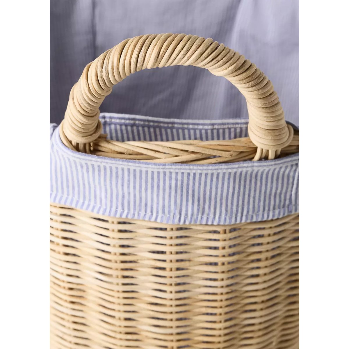 Panier en osier à anses marron, MANGO HOME