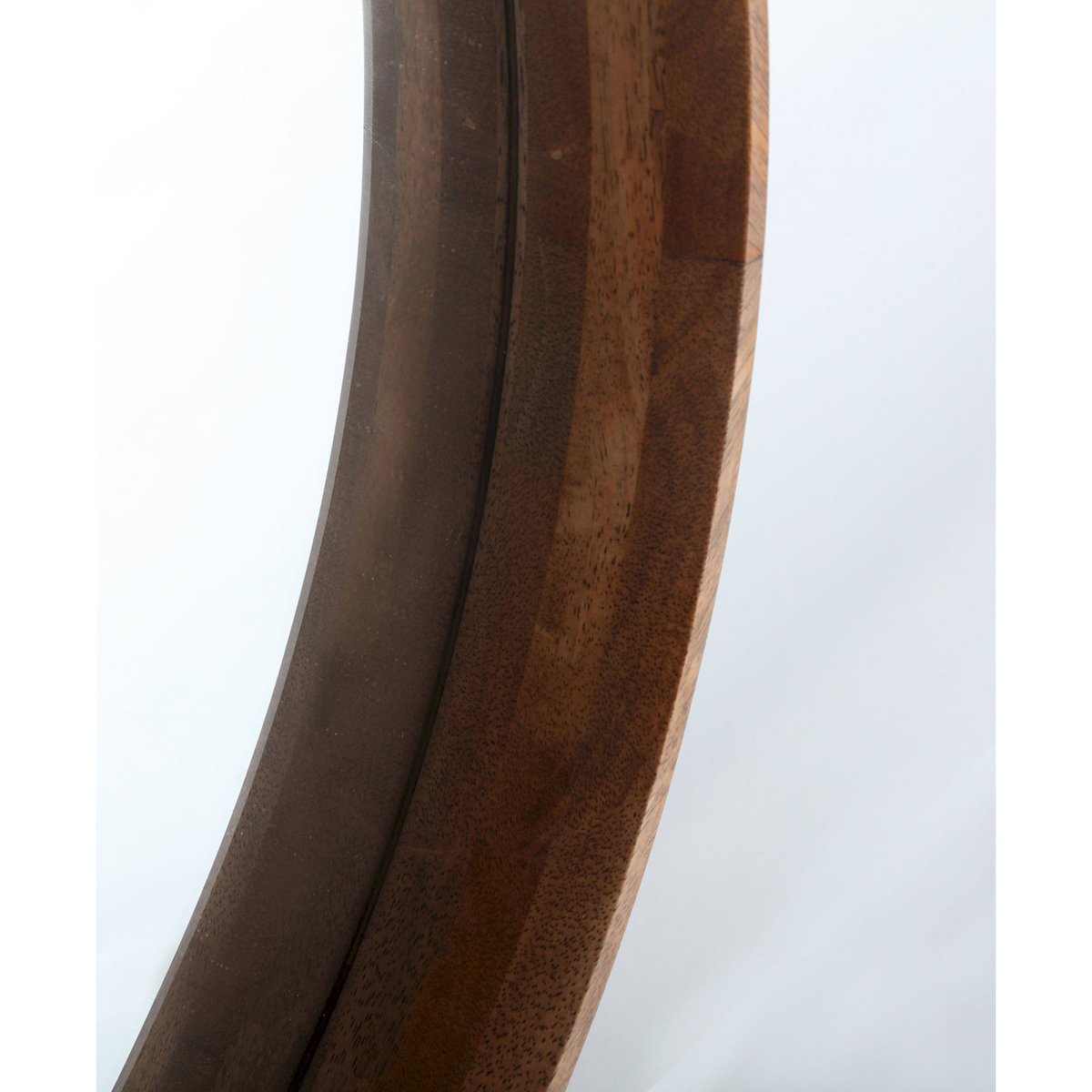 Miroir rond en bois collection S.LUBECA marron, RECOLLECTION
