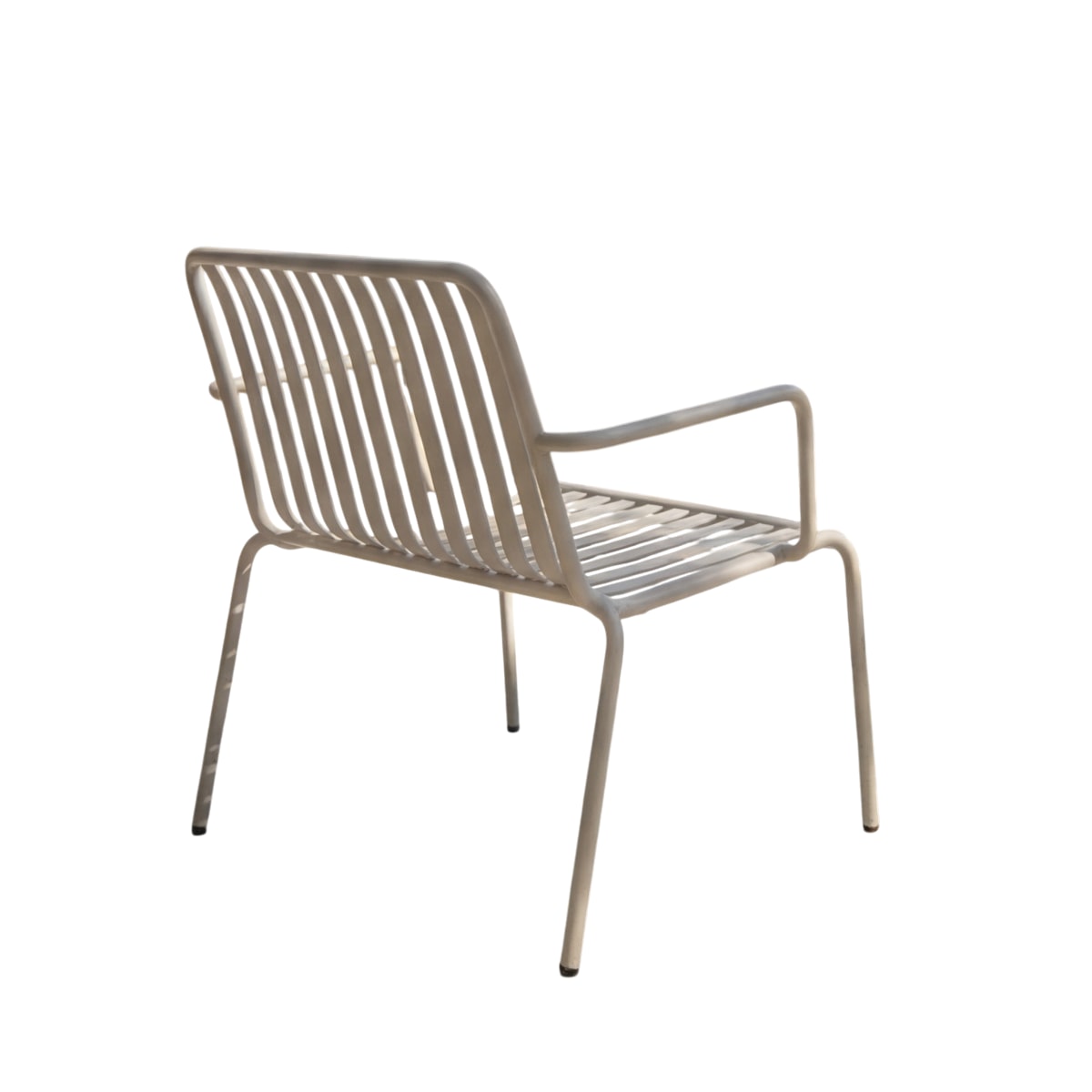 Fauteuil de jardin en Métal, GABY beige, TIKAMOON