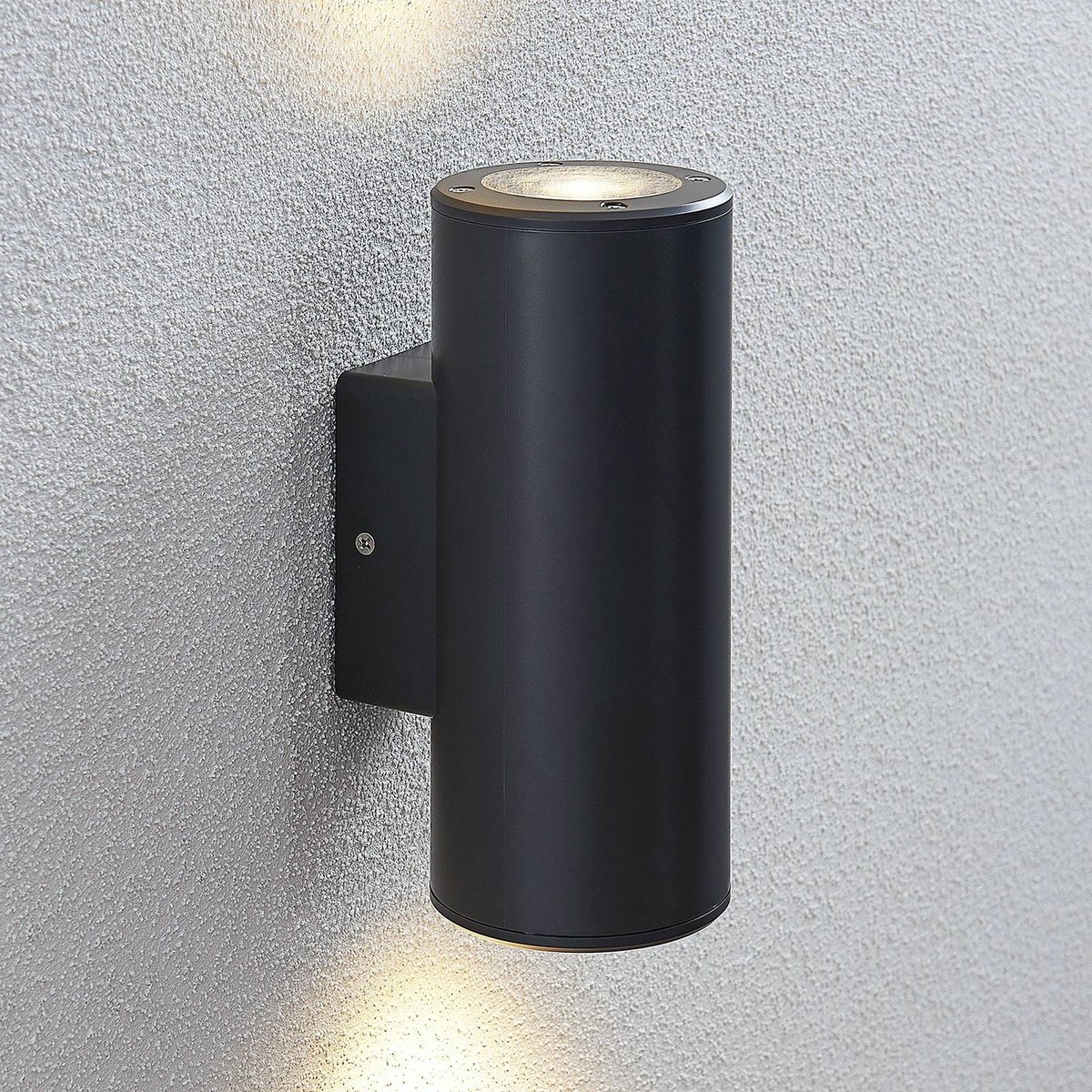 Applique extérieure moderne, Nati gris foncé (ral 7024), LINDBY