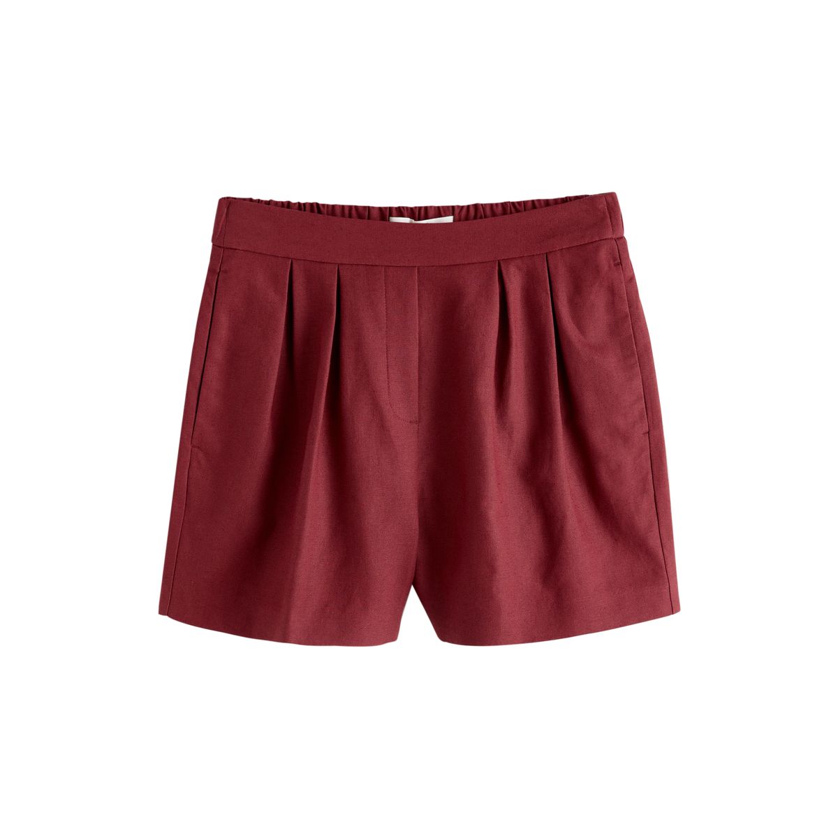 Short épais en lin marron rouille, NEXT