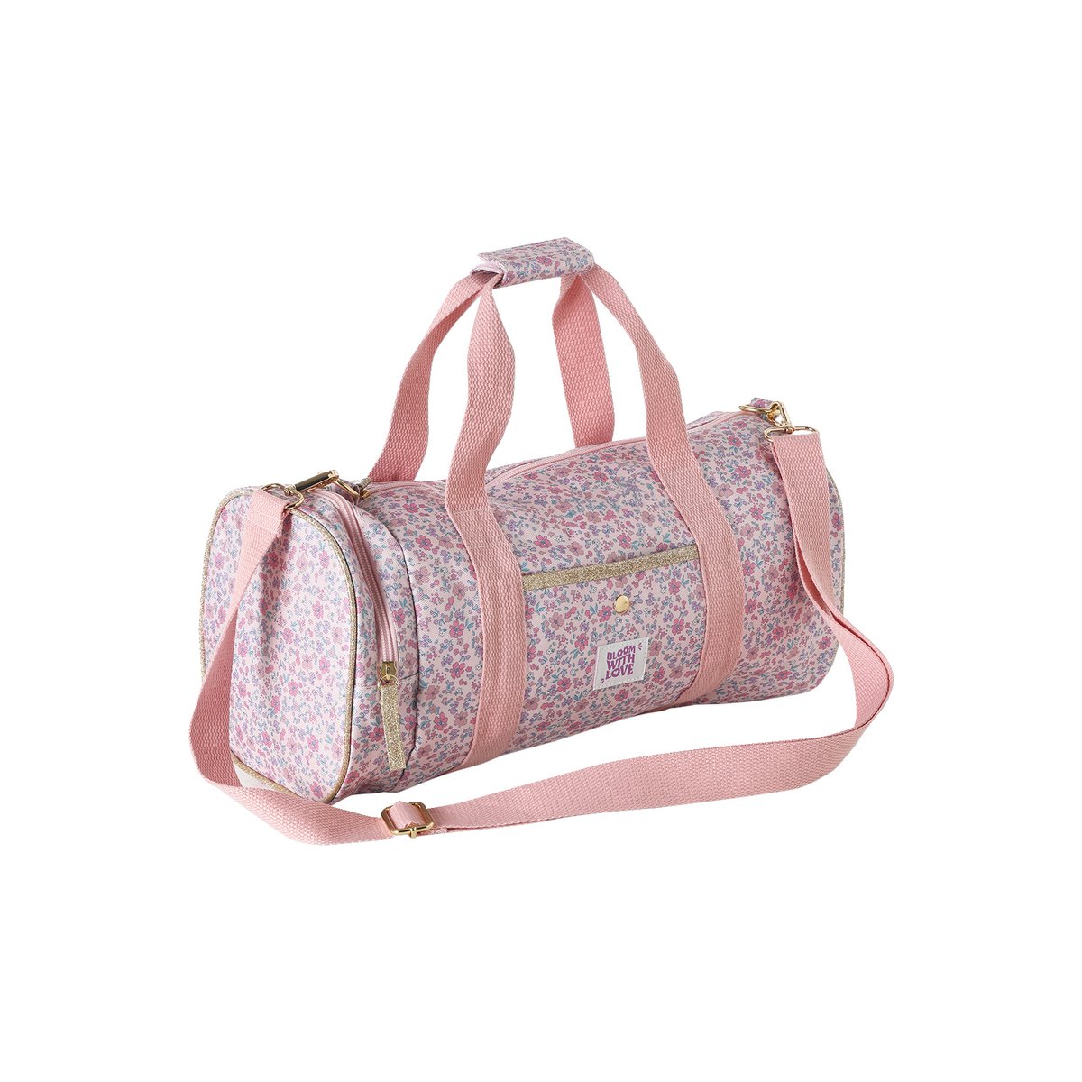Sac de sport polyester rose dragée, VERTBAUDET