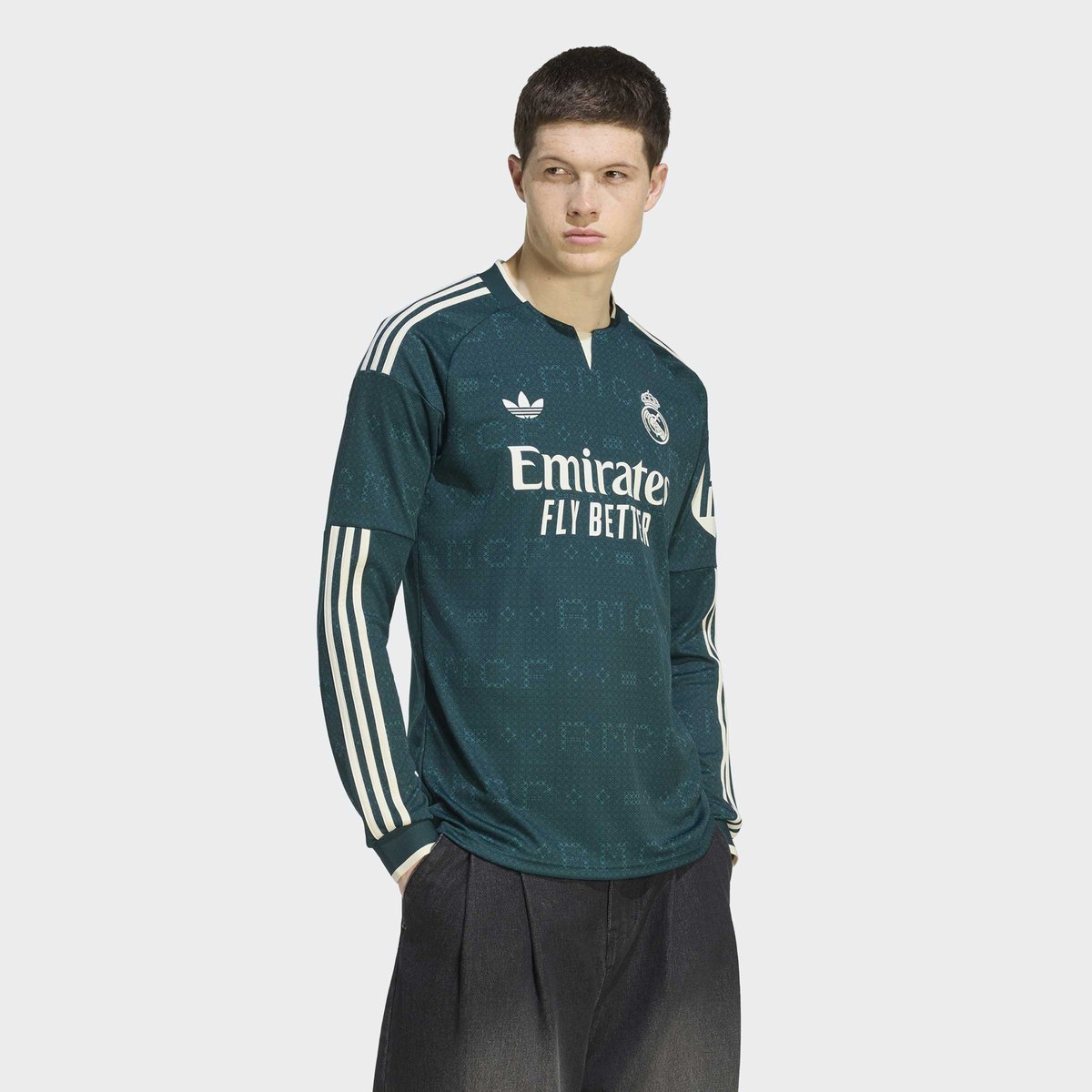 Maillot Manches Longues Extérieur Real Madrid 26/27 Maillot Manches Longues Extérieur Real Madrid 26/27 aurora ivy, adidas Performance