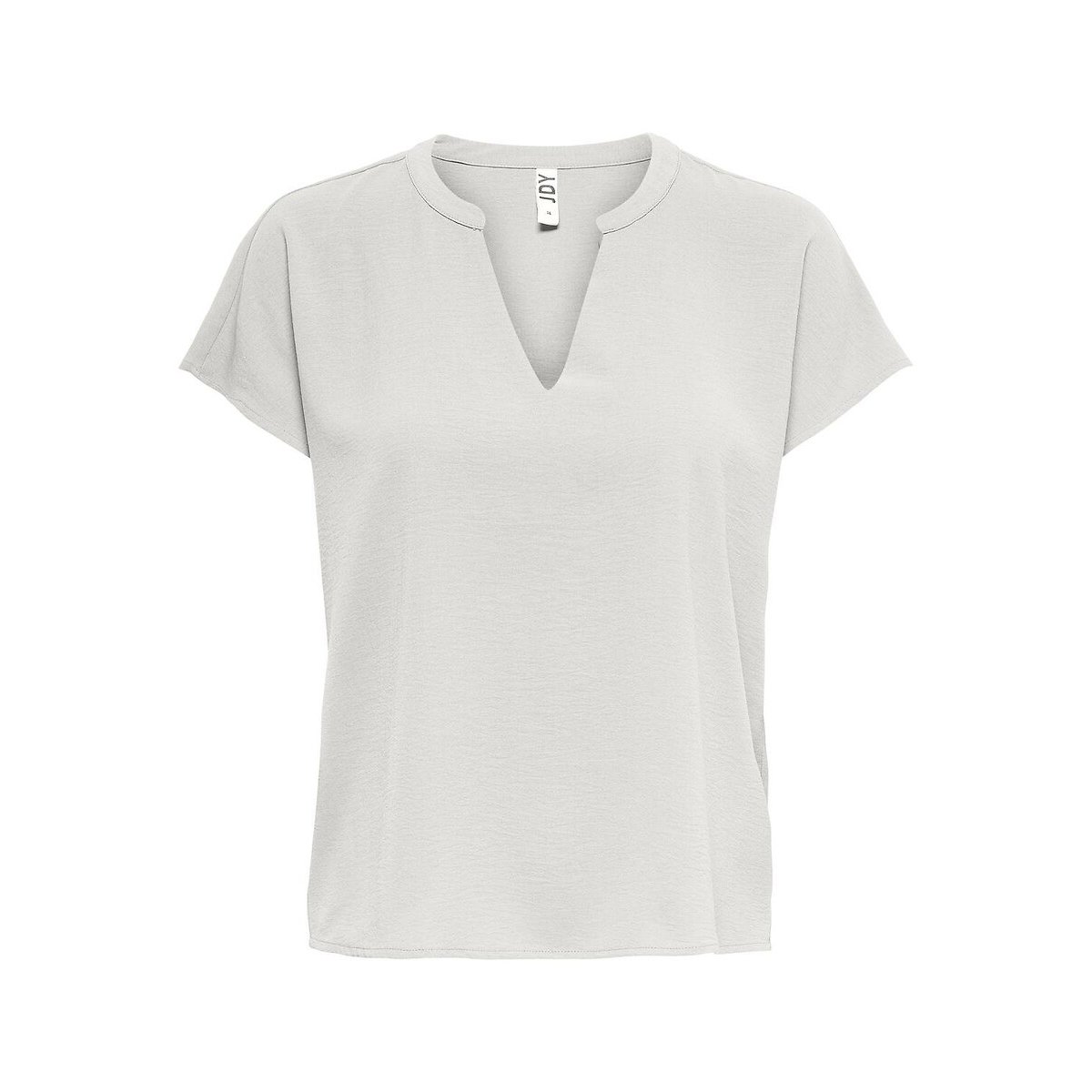 Kurzärmelige Bluse mit V-Ausschnitt weiss, JDY