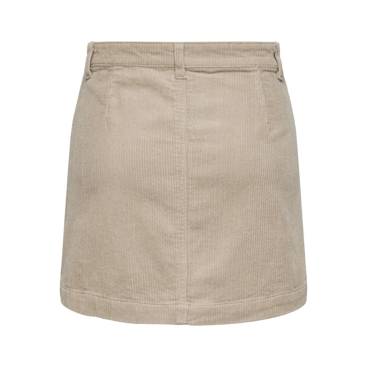 Jupe en velours, taille haute nude, ONLY
