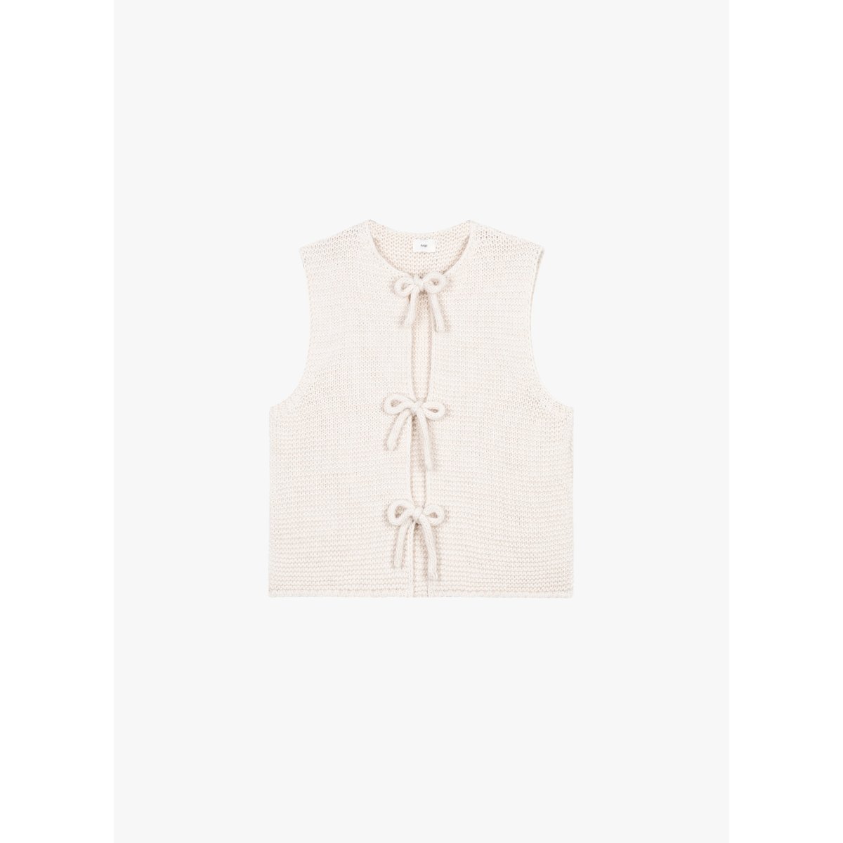Cardigan Sans Manche LEGRINGA ecru, AN'GE