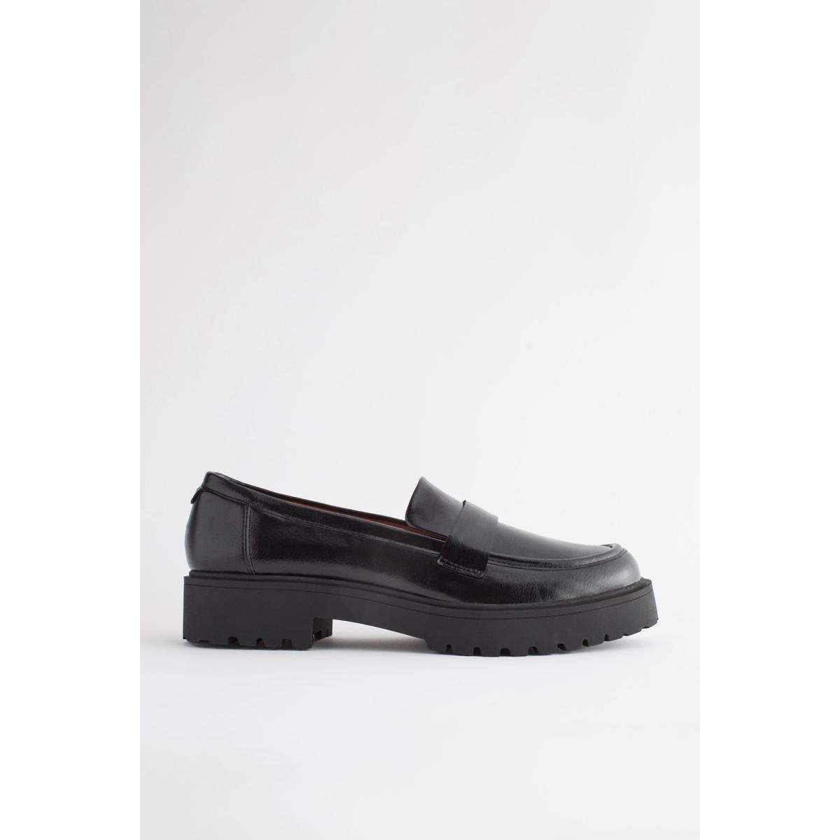 Mocassins à semelle épaisse noir, NEXT