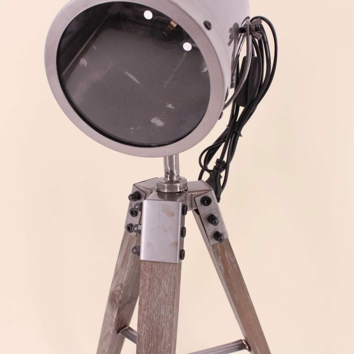 Lampe à poser projecteur 60x26x26cm gris, ORNAMI