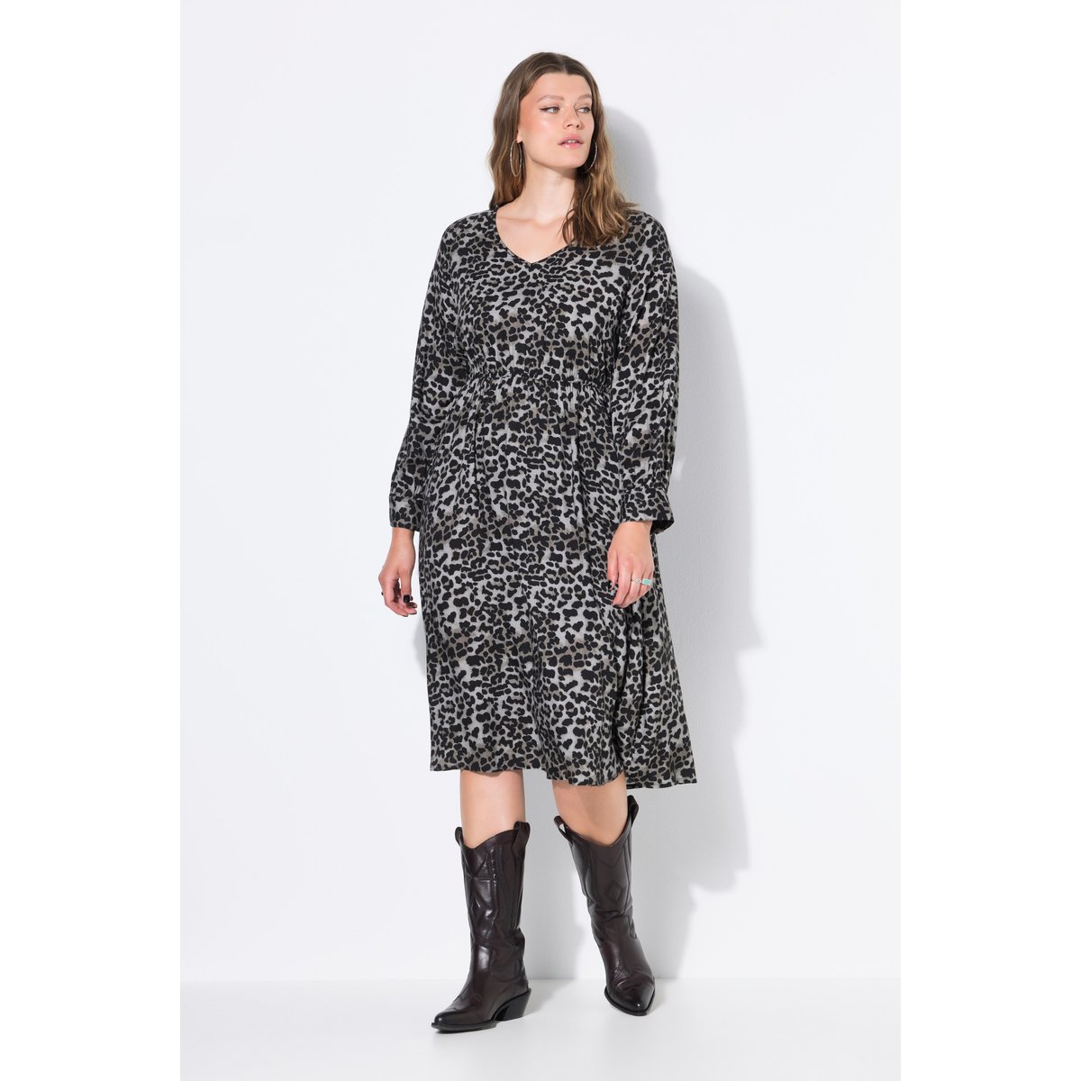 Robe midi gris pierre, STUDIO UNTOLD