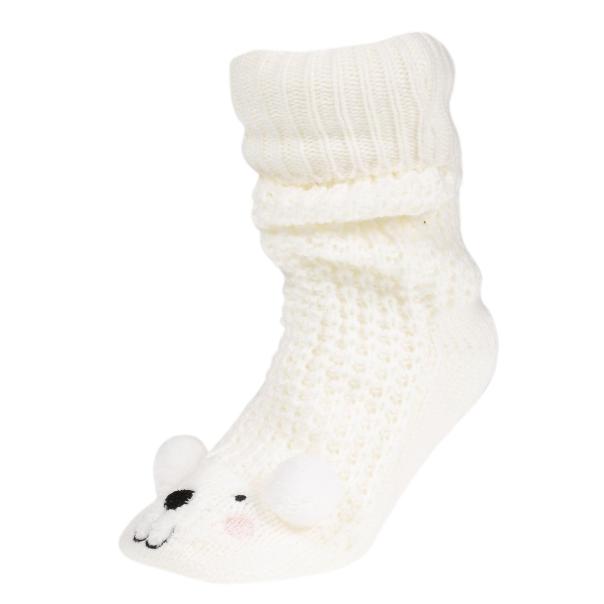 Chaussettes d'intérieur blanc, ISOTONER