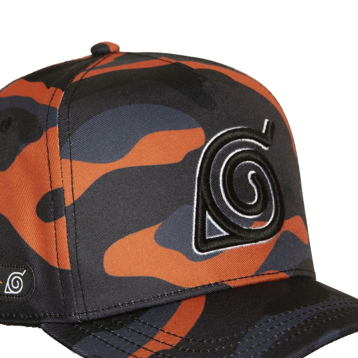 Casquette baseball Naruto Shippuden noir/orange/gris/blanc, CAPSLAB