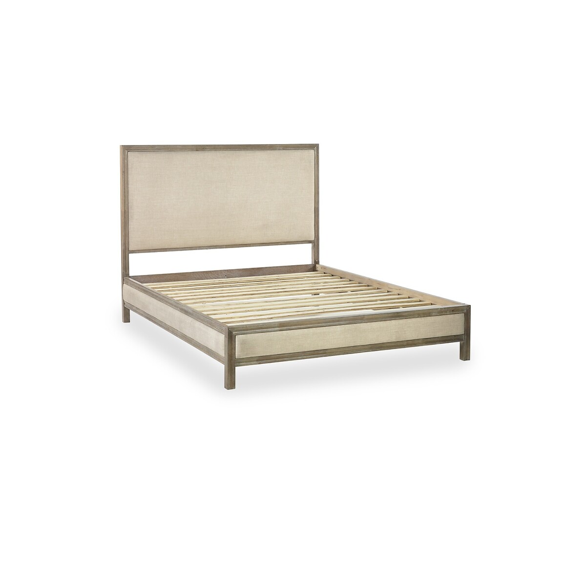 Sophie French Antique Linen & Limed Oak Bed ivory, SO'HOME