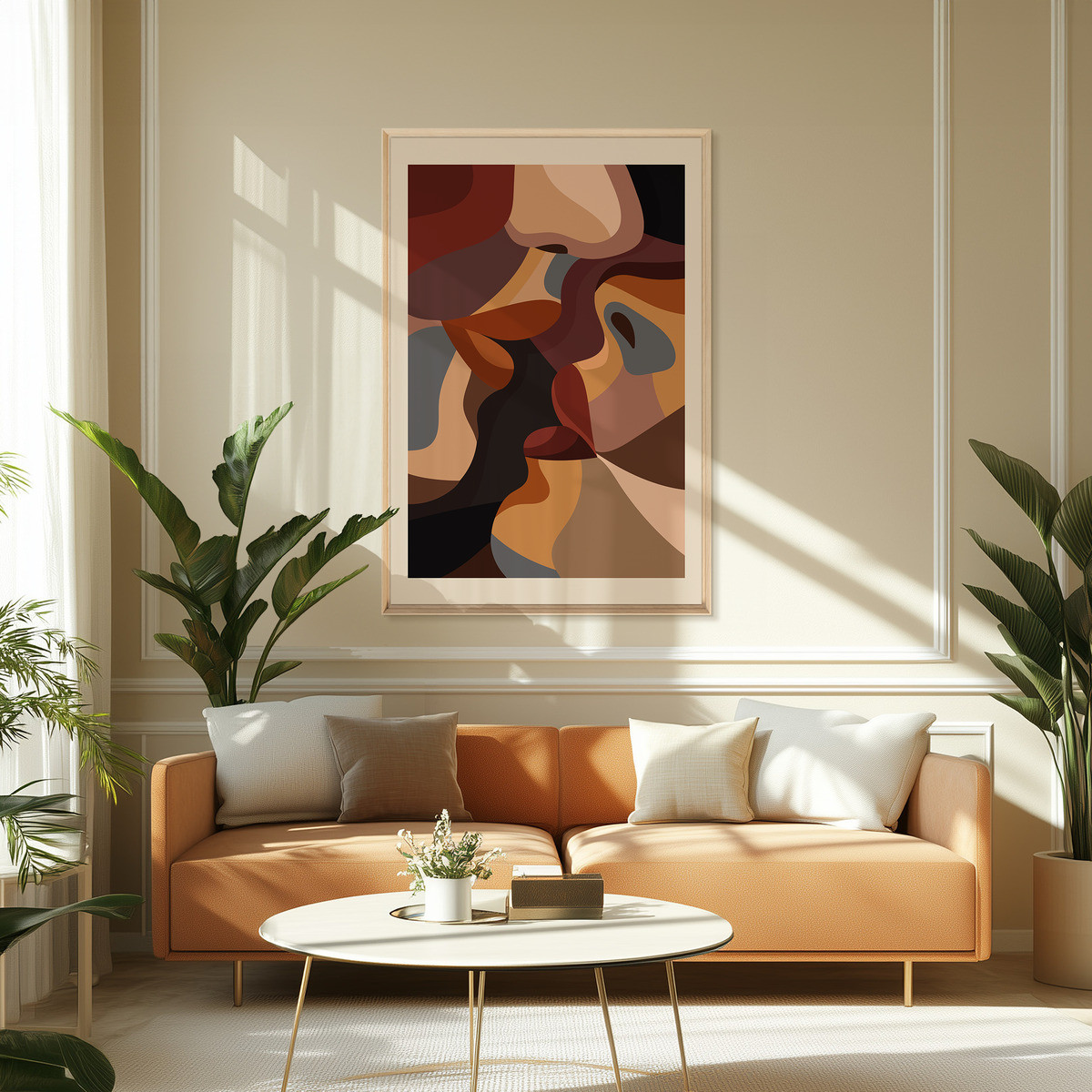 Tableau Mural Encadré Visages Abstraits ABSTRAIT tableaux encadrés, CEANOTHE