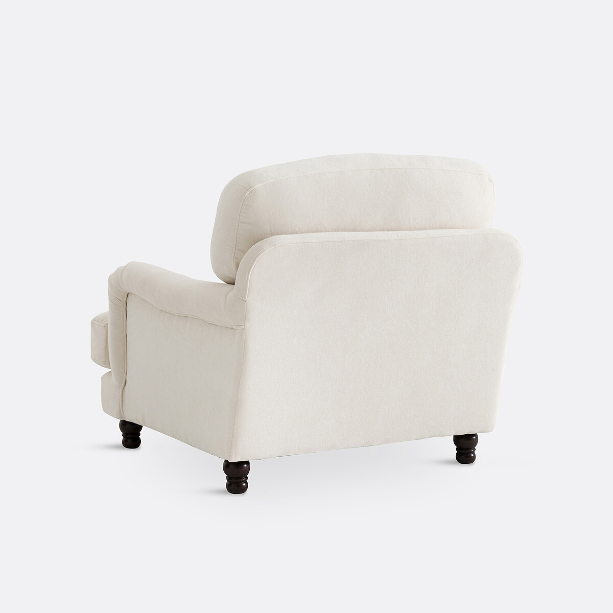 Chiné fauteuil in polyester, NOON ecru, LA REDOUTE INTERIEURS