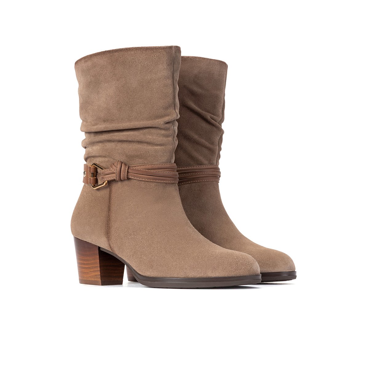Bottes cuir Zamora taupe, PIKOLINOS
