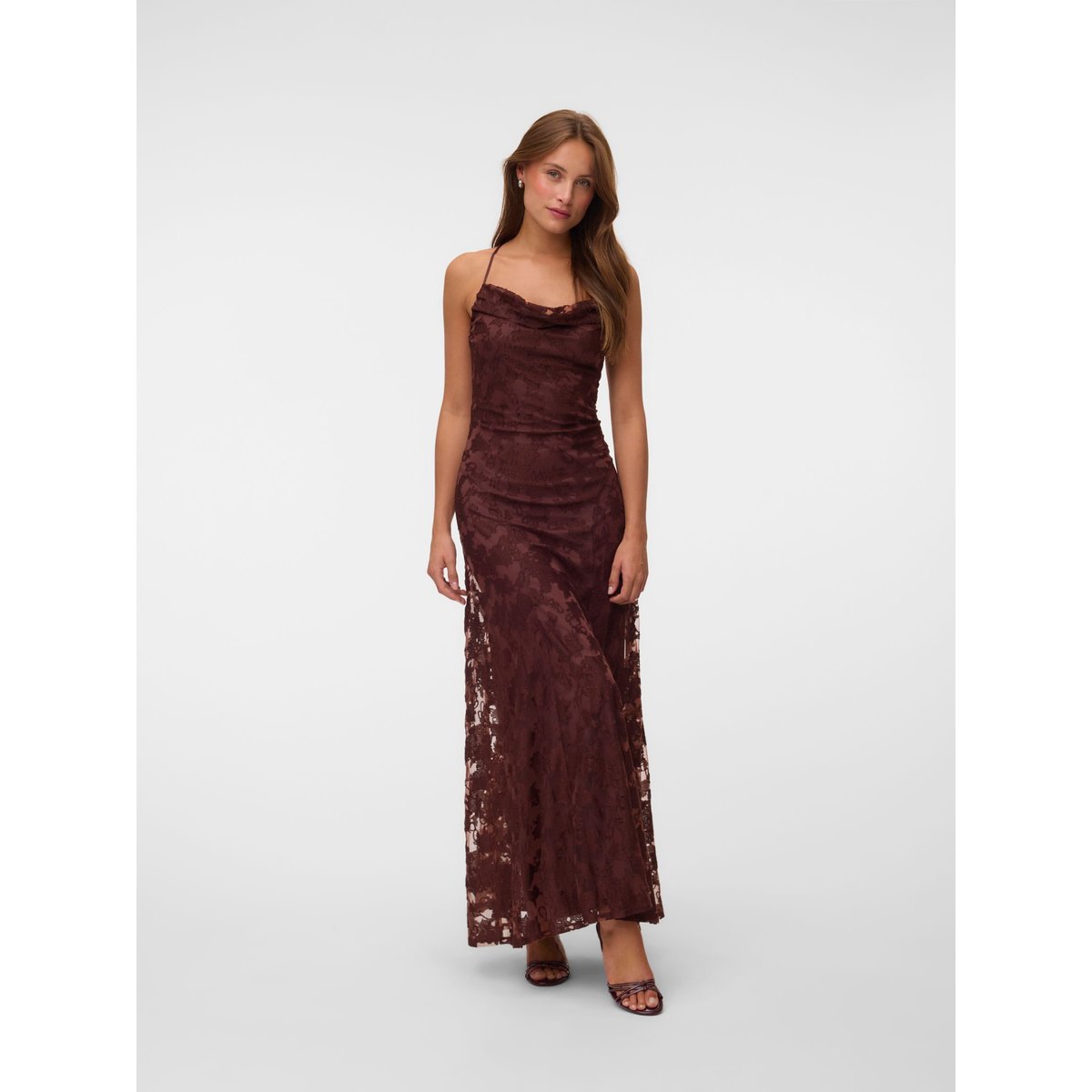 Robe marron - chocolate torte, VERO MODA