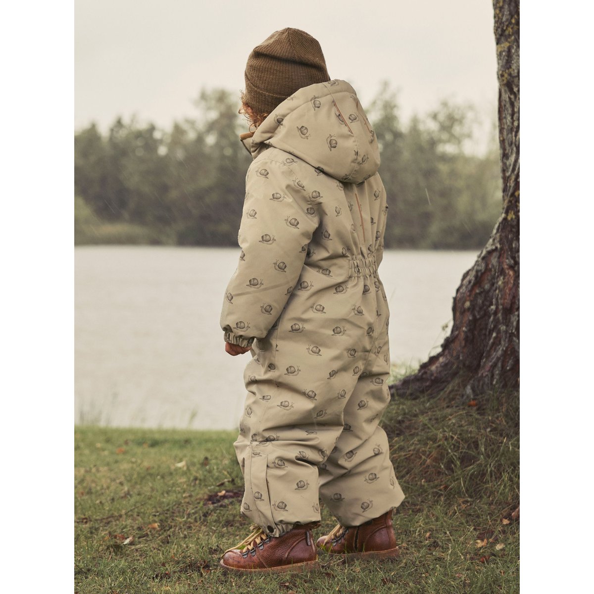 Combinaison De Ski gris - twill, NAME IT