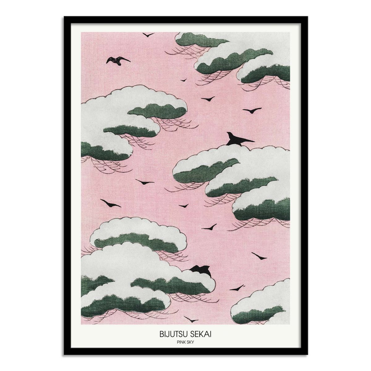 Affiche d'art - Pink Sky - Bijutsu Sekai rose, WALL EDITIONS