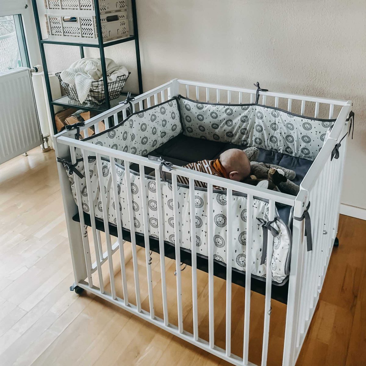 Parc bébé pliable Moritz TISSI blanc, TISSI