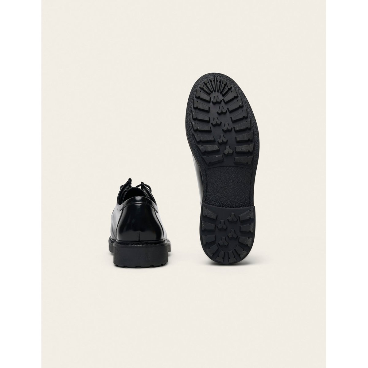 Derbies LUNO cuir box noir, ODAJE