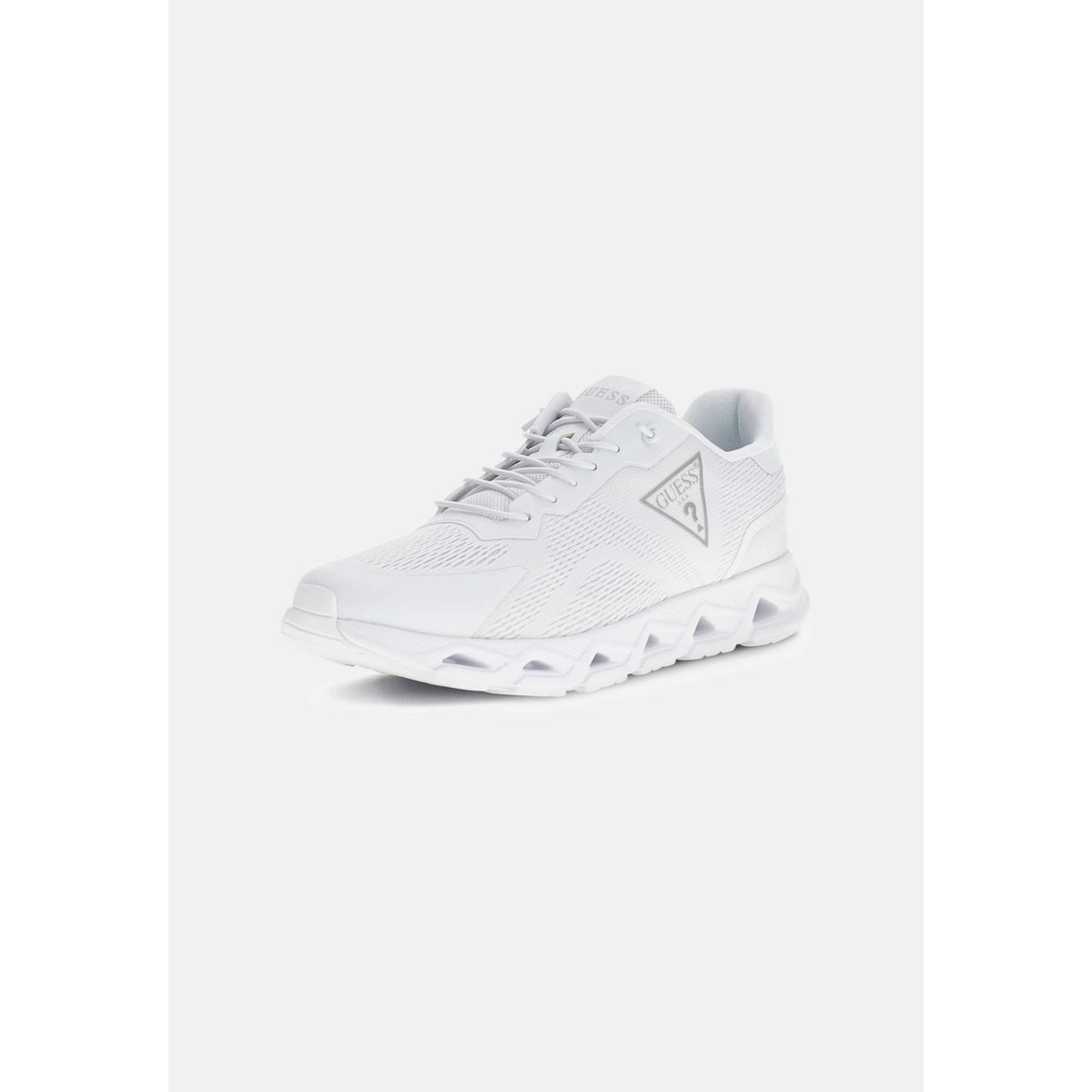Ease Chaussures De Course En Tissu Synthétique blanc, GUESS