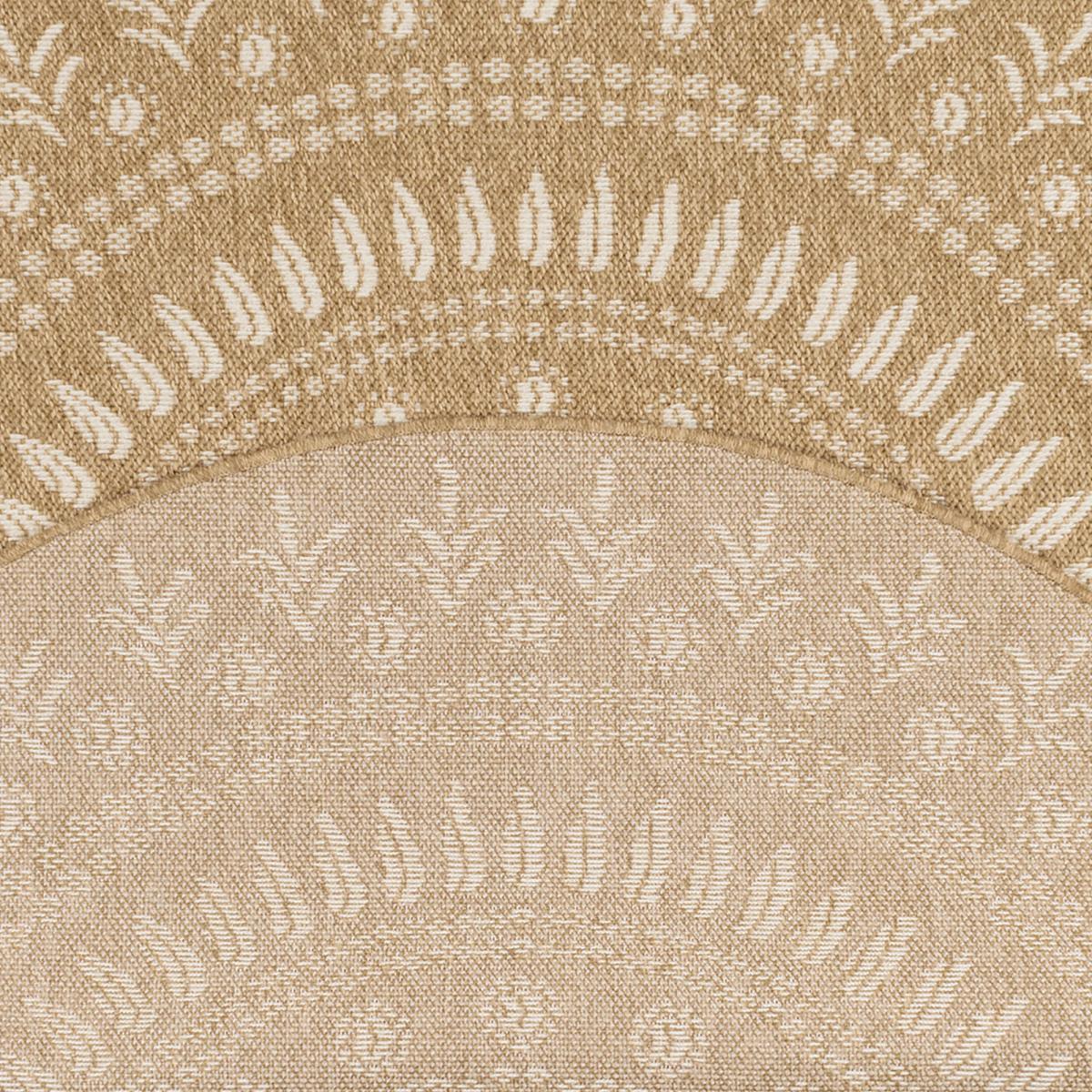 Tapis extérieur tissé kilim rectangle JUTE ART 6 beige, blanc, UN AMOUR DE TAPIS