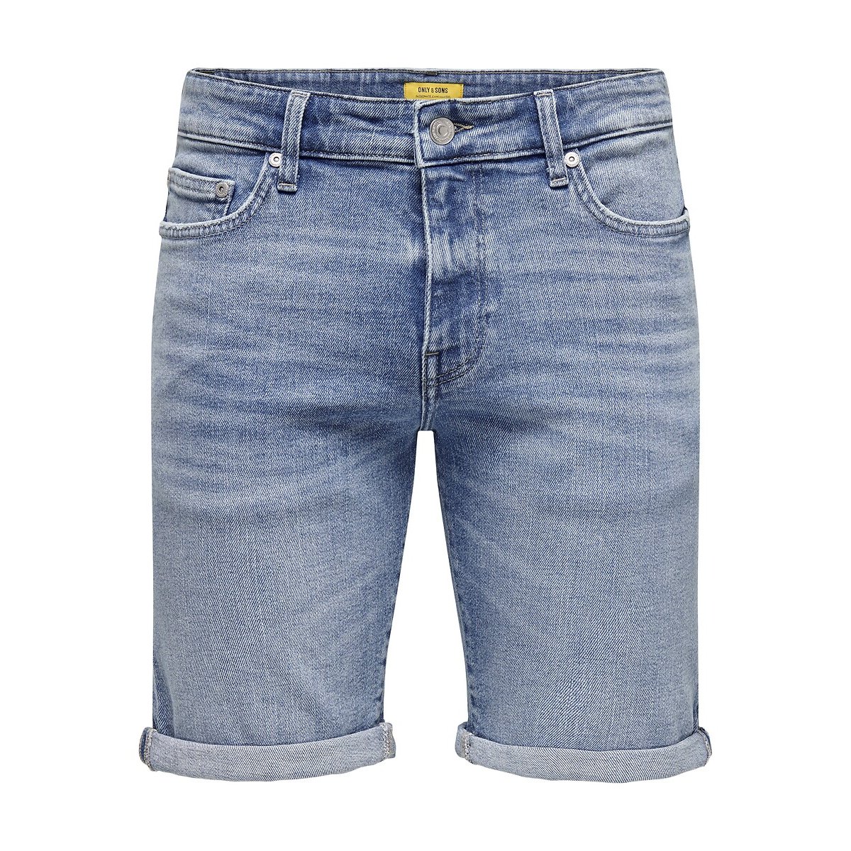 Short en jean bleu ciel, ONLY & SONS