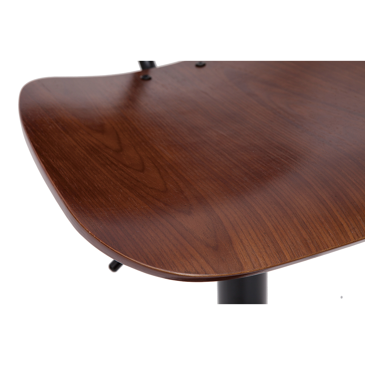 Tabouret de bar relevable TOBIAS marron, MILIBOO