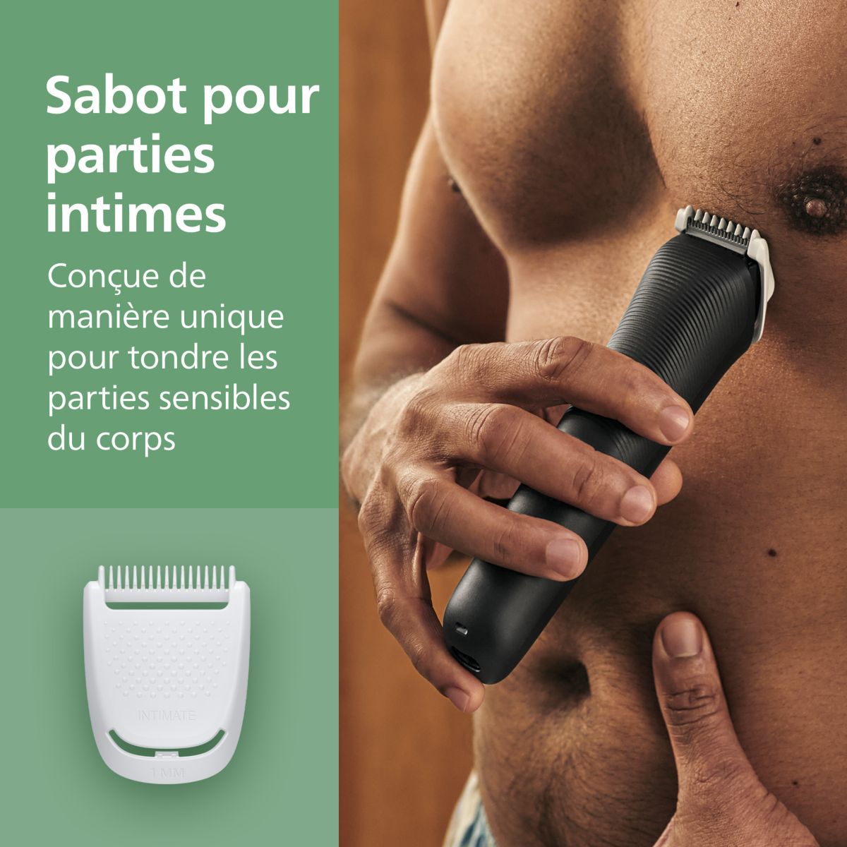 Tondeuse multi usages MG3945/15 Series 3000, 10 hauteurs de coupe, précision 1 mm, autonomie 90 mn couleur unique, PHILIPS